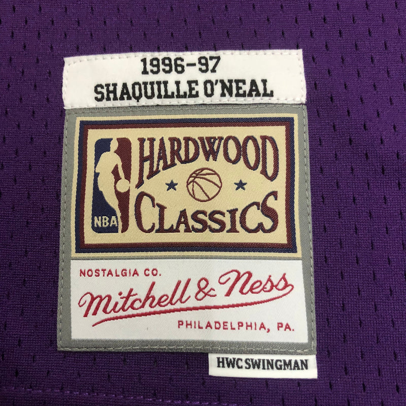 Regata NBA Los Angeles Lakers Retrô Mitchell & Ness 1996/1997 Shaquille O'Neal