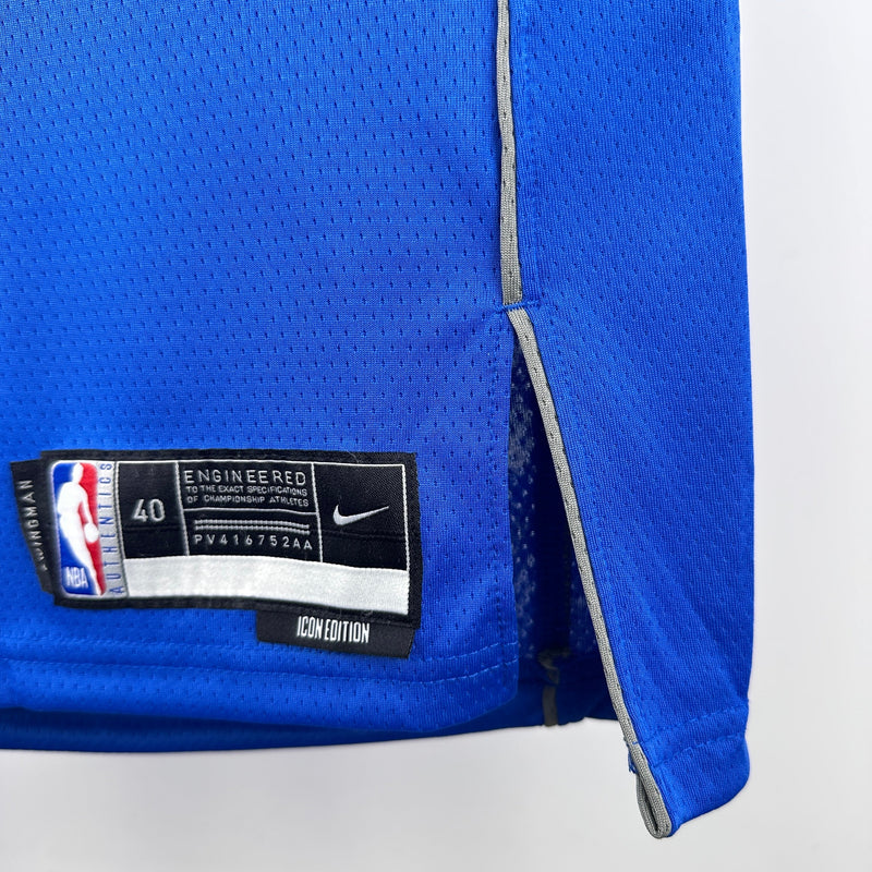 Regata Dallas Mavericks 24/25 Icon Edition Klay Thompson Azul