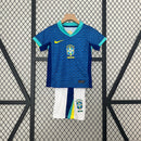 Children's Kit Brazilian Away Team 2024/2025 