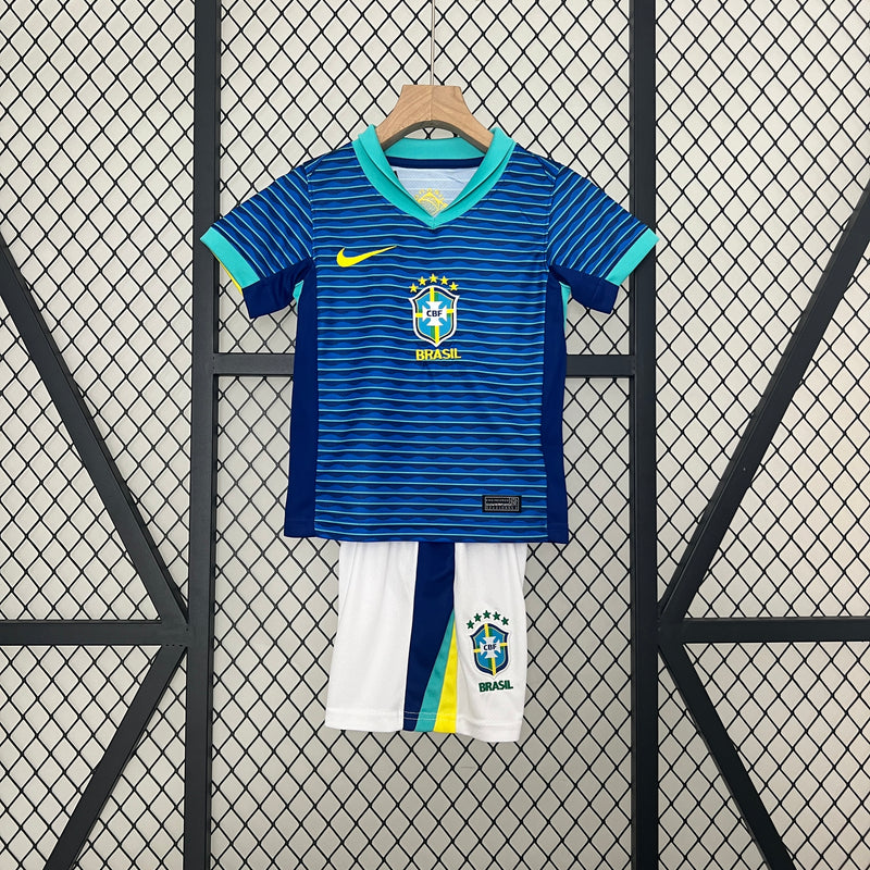 Kit Infantil Seleção Brasileira Away 2024/2025