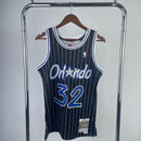 Regata NBA Orlando Magic Retrô Mitchell & Ness 1994/1995 Shaquille O'Neal Preta