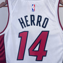 Regata Miami Heat 23/24 Association Edition Tyler Herro Branca