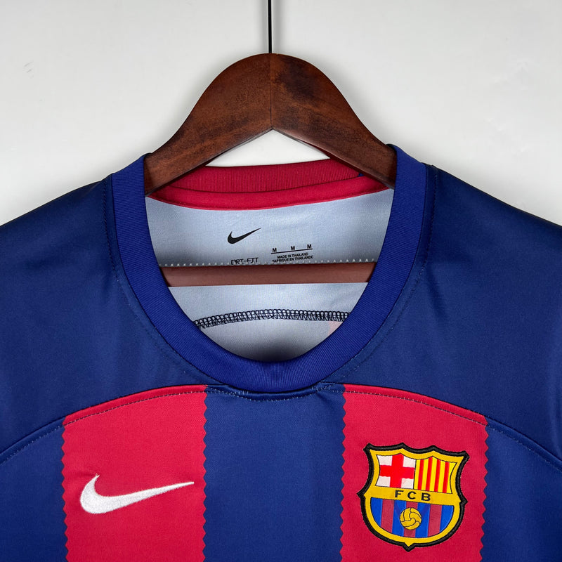 Camisola Feminina Barcelona Home 2023/2024