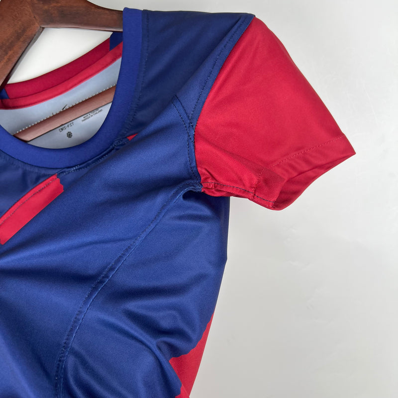 Camisola Feminina Barcelona Home 2023/2024