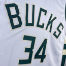 Regata Milwaukee Bucks 23/24 Association Edition Giannis Antetokounmpo Branca