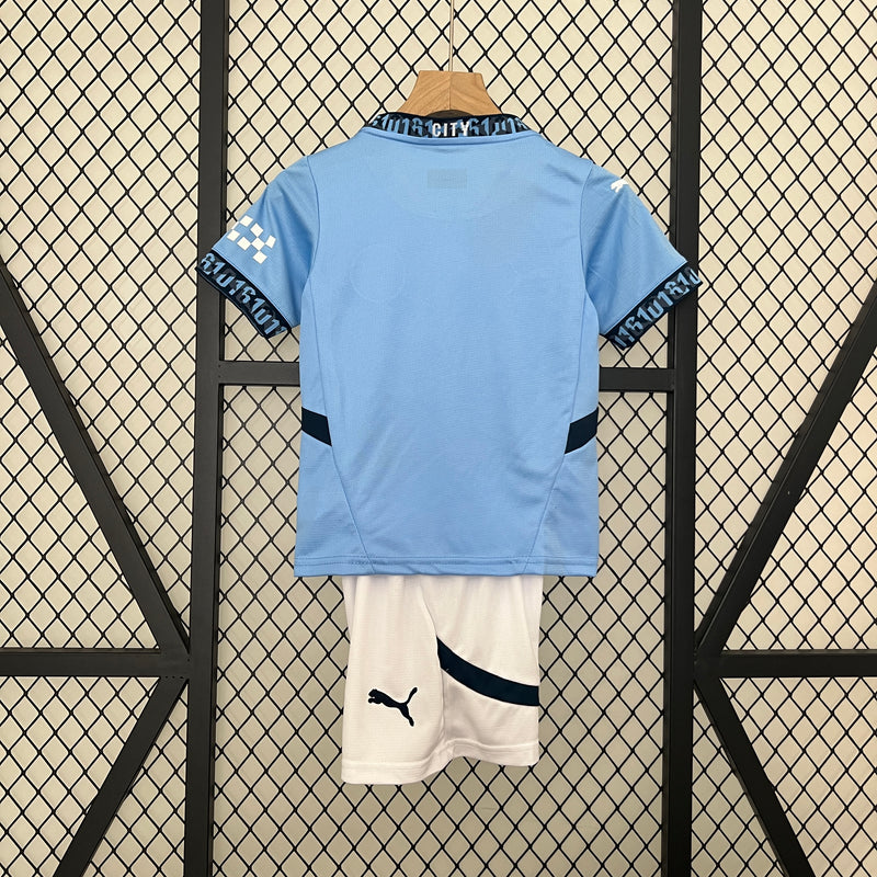 Manchester City Home 2024/2025 Children's Kit 