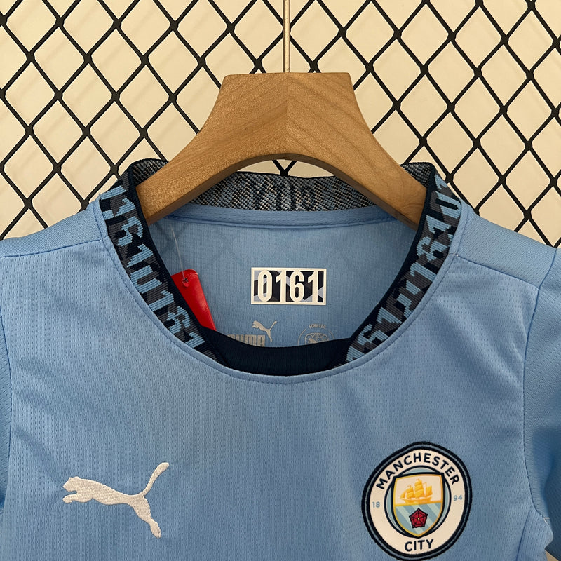 Manchester City Home 2024/2025 Children's Kit 