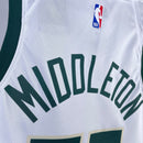 Regata Milwaukee Bucks 23/24 Association Edition Khris Middleton Branca