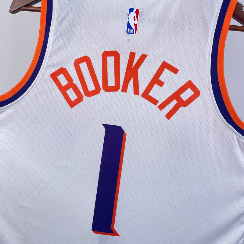 Regata Phoenix Suns 23/24 Association Edition Devin Booker Branca
