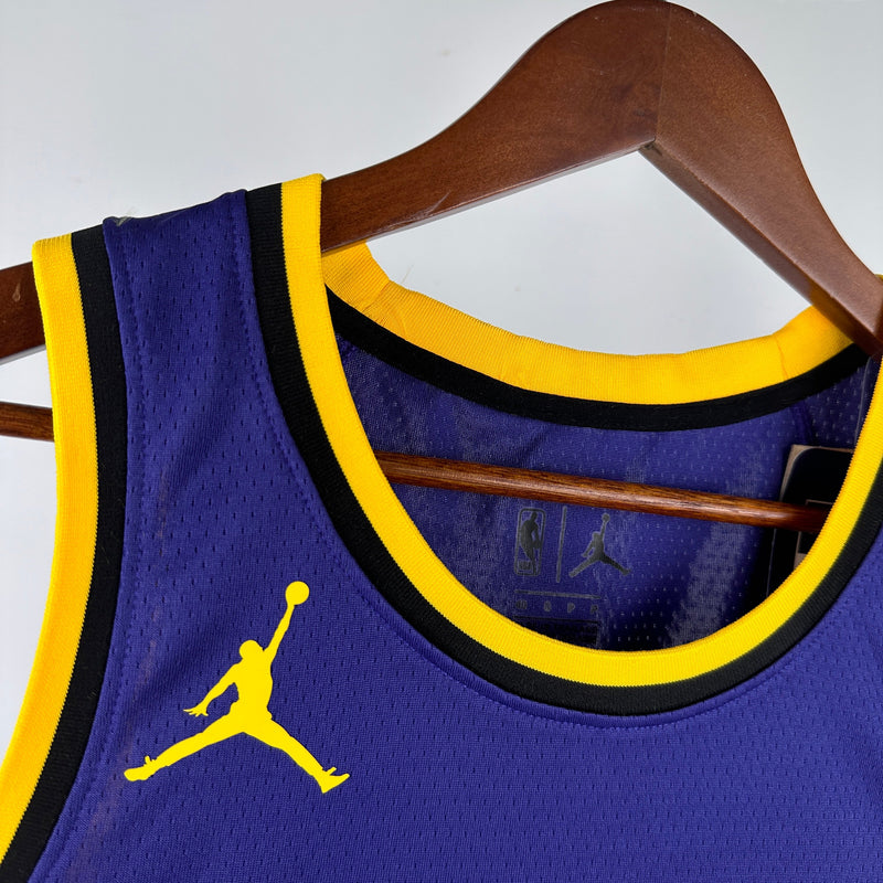 Regata Los Angeles Lakers Statement Edition Bronny James Roxa