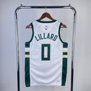 Regata Milwaukee Bucks 23/24 Association Edition Damian Lillard Branca