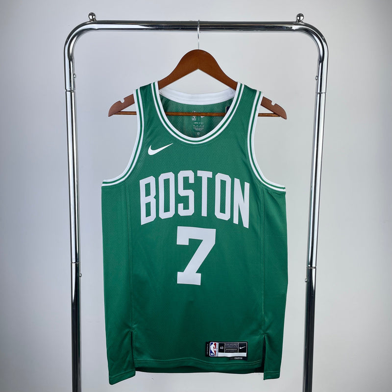 Regata Boston Celtics 23/24 Icon Edition Jaylen Brown Verde