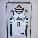 Regata Milwaukee Bucks 23/24 Association Edition Damian Lillard Branca