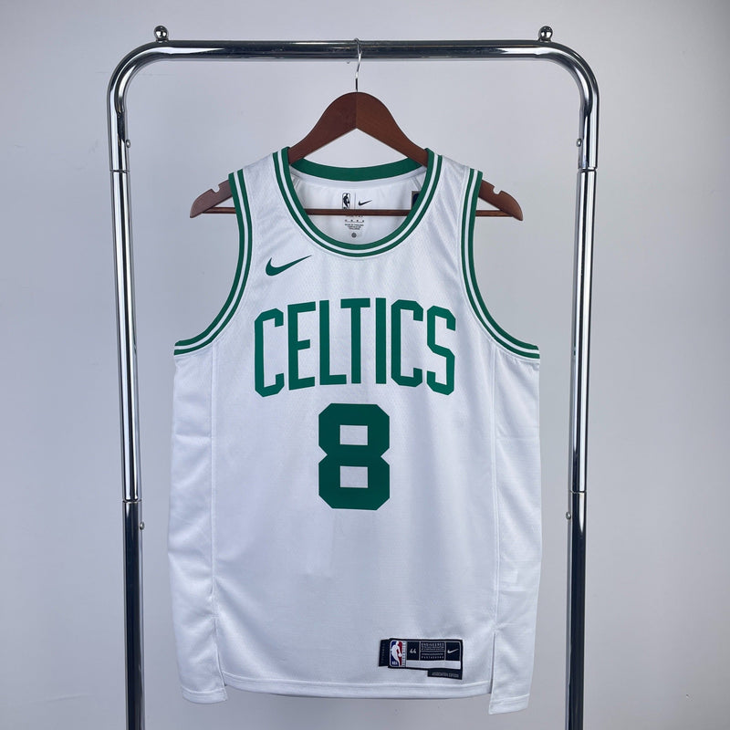 Regata Boston Celtics 23/24 Association Edition Kristaps Porzingis Branca