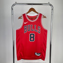 Regata Chicago Bulls 23/24 Icon Edition Zach LaVine Vermelha
