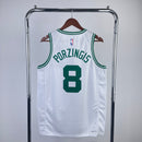 Regata Boston Celtics 23/24 Association Edition Kristaps Porzingis Branca