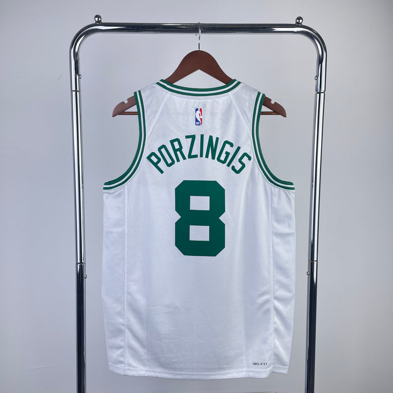 Regata Boston Celtics 23/24 Association Edition Kristaps Porzingis Branca