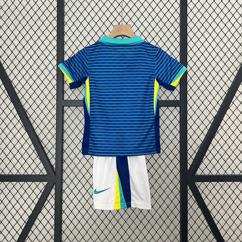 Kit Infantil Seleção Brasileira Away 2024/2025