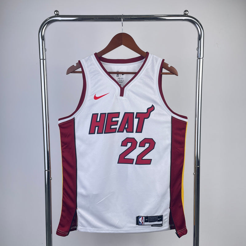 Regata Miami Heat 23/24 Association Edition Jimmy Butler Branca