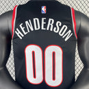 Regata Portland Trail Blazers 23/24 Icon Edition Scoot Henderson Preta