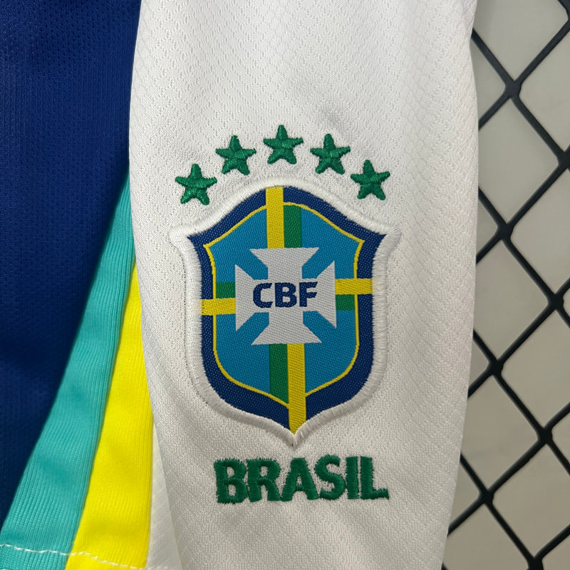 Kit Infantil Seleção Brasileira Away 2024/2025