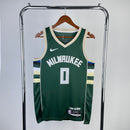 Regata Milwaukee Bucks 23/24 Icon Edition Damian Lillard Verde
