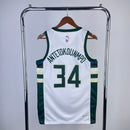 Regata Milwaukee Bucks 23/24 Association Edition Giannis Antetokounmpo Branca