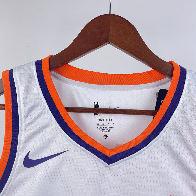 Regata Phoenix Suns 23/24 Association Edition Devin Booker Branca