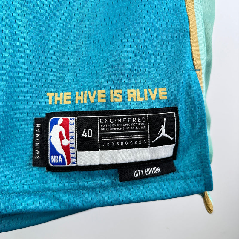 Regata Charlotte Hornets 23/24 City Edition LaMelo Ball Azul