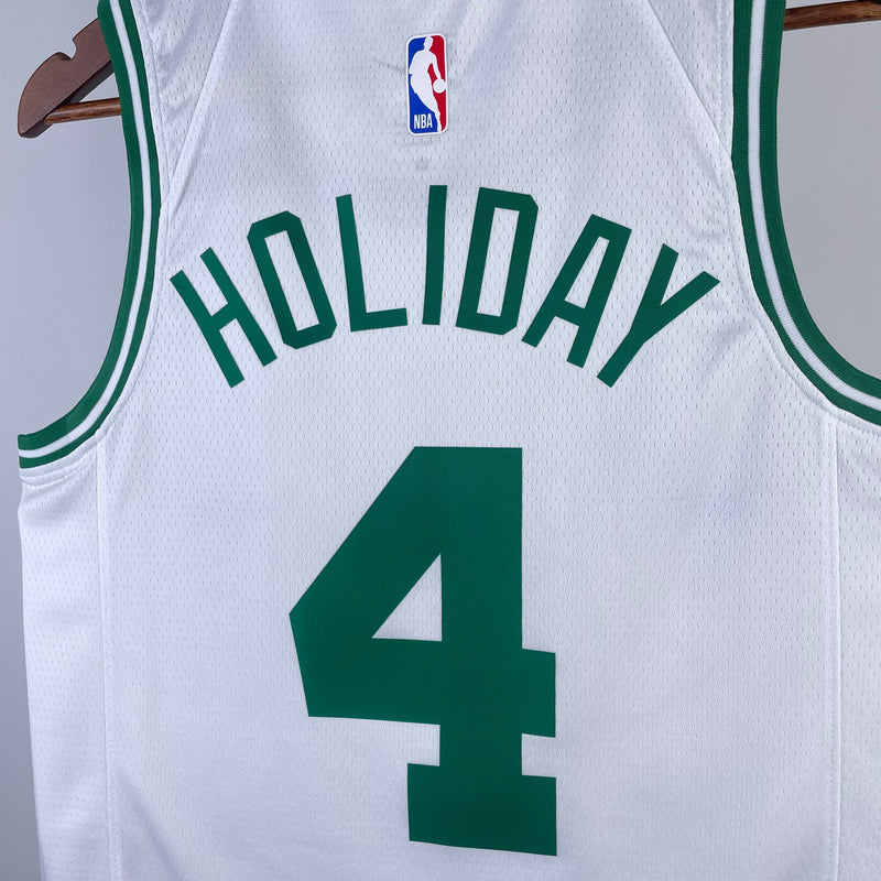 Regata Boston Celtics 23/24 Association Edition Jrue Holiday Branca