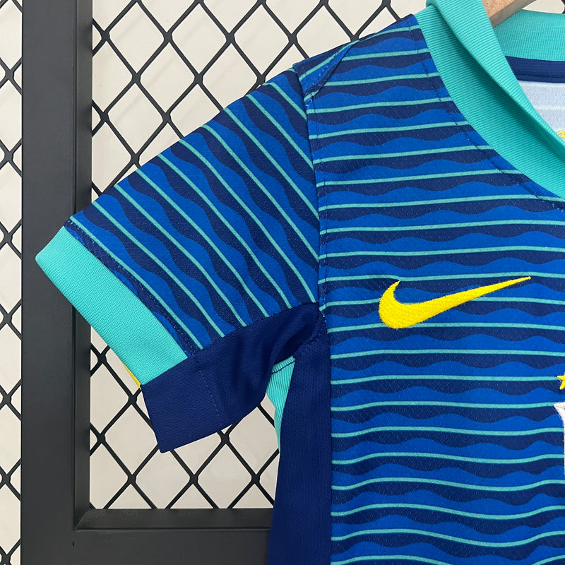 Kit Infantil Seleção Brasileira Away 2024/2025