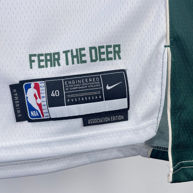 Regata Milwaukee Bucks 23/24 Association Edition Khris Middleton Branca