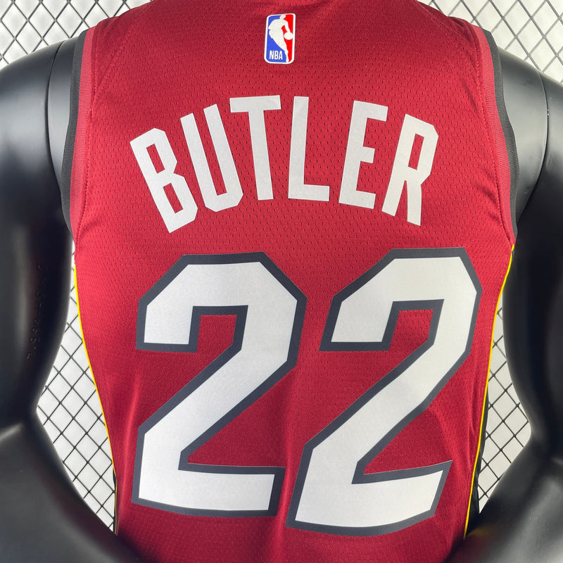 Regata Miami Heat 23/24 Statement Edition Jimmy Butler Vermelha