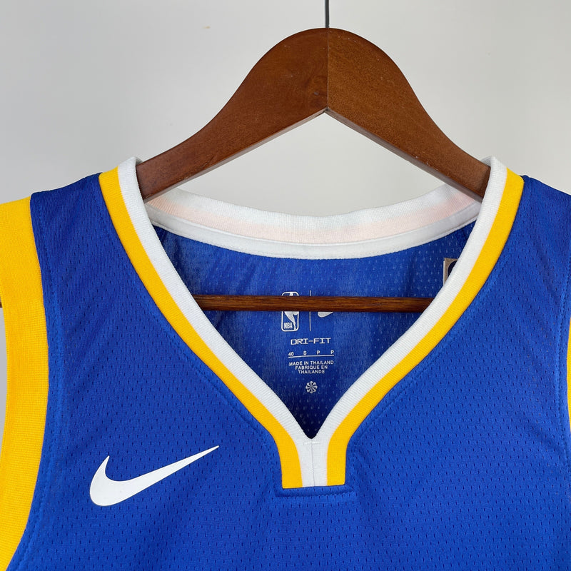Regata Golden State Warriors 23/24 Icon Edition Stephen Curry Azul
