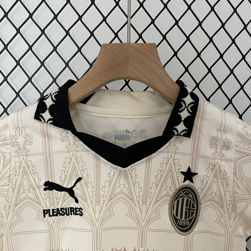 Kit Infantil Milan Pleasures Light 2024/2025