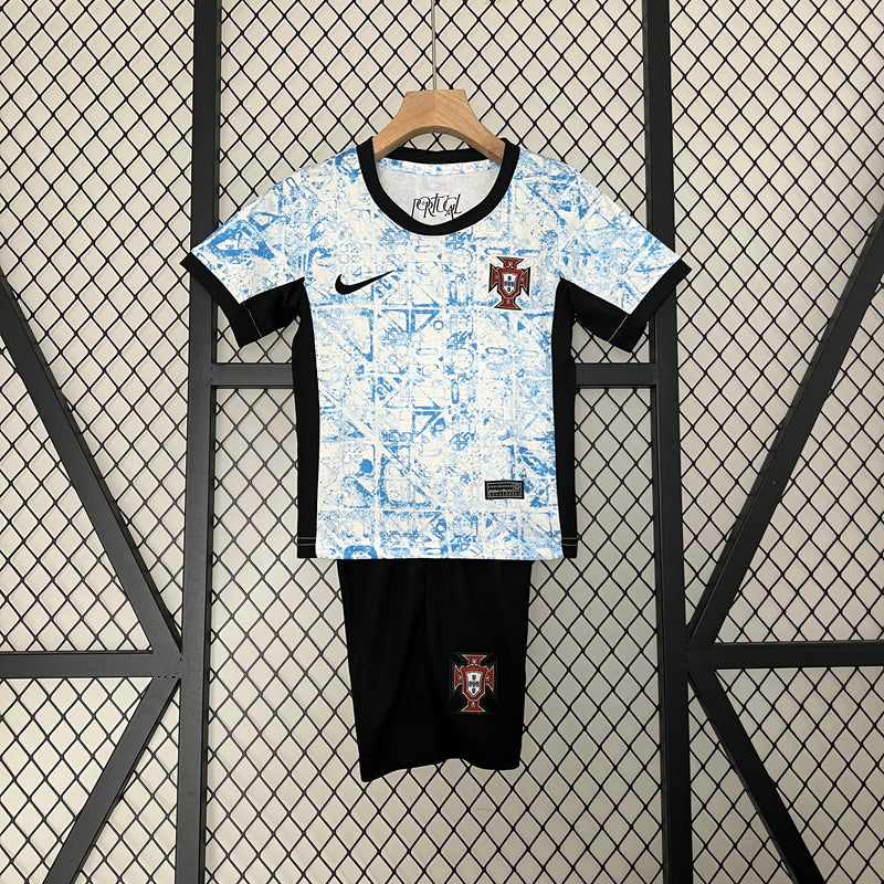 Kit Infantil Seleção Portuguesa Away 2024/2025