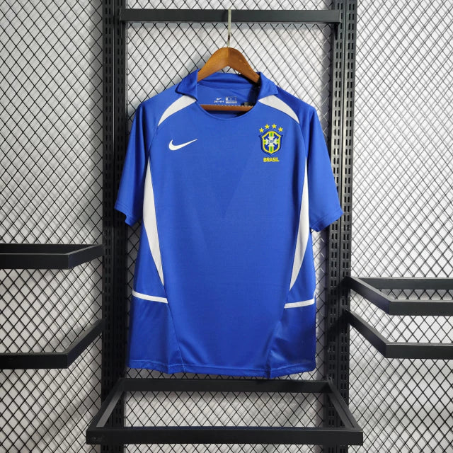 Camisola Retro Seleção Brasil Away 2002