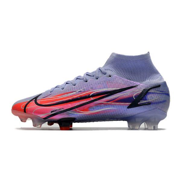 Chuteira Campo Nike Mercurial Superfly 8 Elite FG Mbappe Flames Pack + MEIA DE BRINDE 🎁