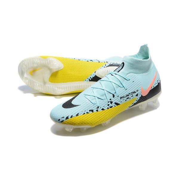 Chuteira Campo Nike Phantom GT 2 Elite DF FG Lucent Pack + MEIA DE BRINDE 🎁
