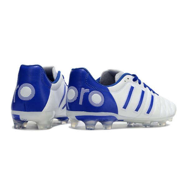 Chuteira Campo Adidas Adipure 11Pro Branca e Azul + MEIA DE BRINDE 🎁