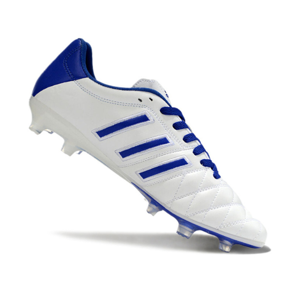 Chuteira Campo Adidas Adipure 11Pro Branca e Azul + MEIA DE BRINDE 🎁
