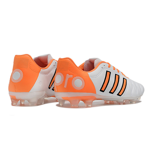 Chuteira Campo Adidas Adipure 11Pro Branca e Laranja + MEIA DE BRINDE 🎁