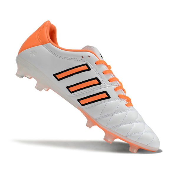 Chuteira Campo Adidas Adipure 11Pro Branca e Laranja + MEIA DE BRINDE 🎁