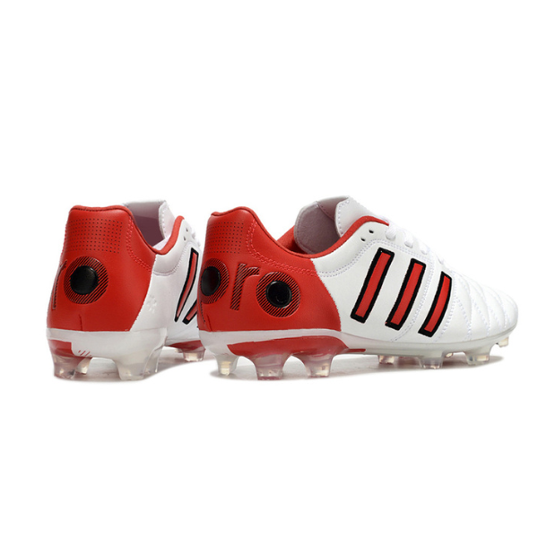 Chuteira Campo Adidas Adipure 11Pro Branca e Vermelha + MEIA DE BRINDE 🎁