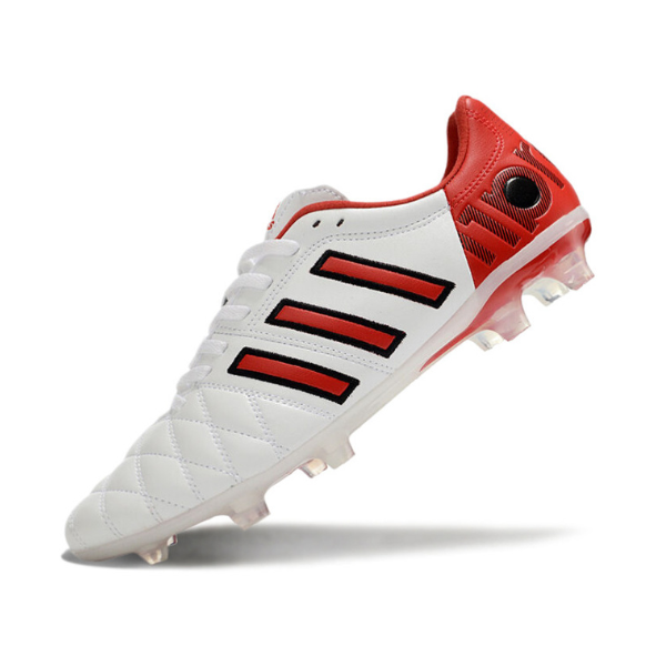 Chuteira Campo Adidas Adipure 11Pro Branca e Vermelha + MEIA DE BRINDE 🎁