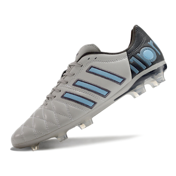 Chuteira Campo Adidas Adipure 11Pro Cinza e Azul + MEIA DE BRINDE 🎁