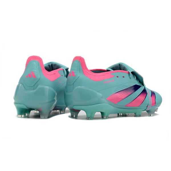 Chuteira Campo Adidas Predator 30 Elite Com Lingua FG Azul e Rosa + MEIA DE BRINDE 🎁