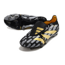 Chuteira Campo Adidas Predator 30 Elite Com Lingua FG Cinza, Preta e Amarela + MEIA DE BRINDE 🎁