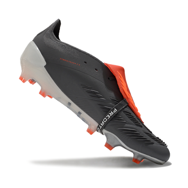 Chuteira Campo Adidas Predator 30 Elite Com Lingua FG Cinza e Branca + MEIA DE BRINDE 🎁