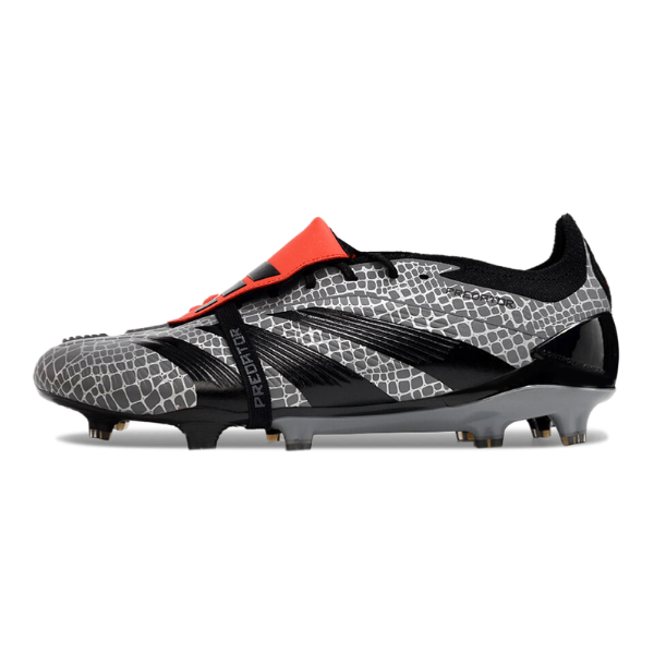 Chuteira Campo Adidas Predator 30 Elite Com Lingua FG Cinza e Preta + MEIA DE BRINDE 🎁